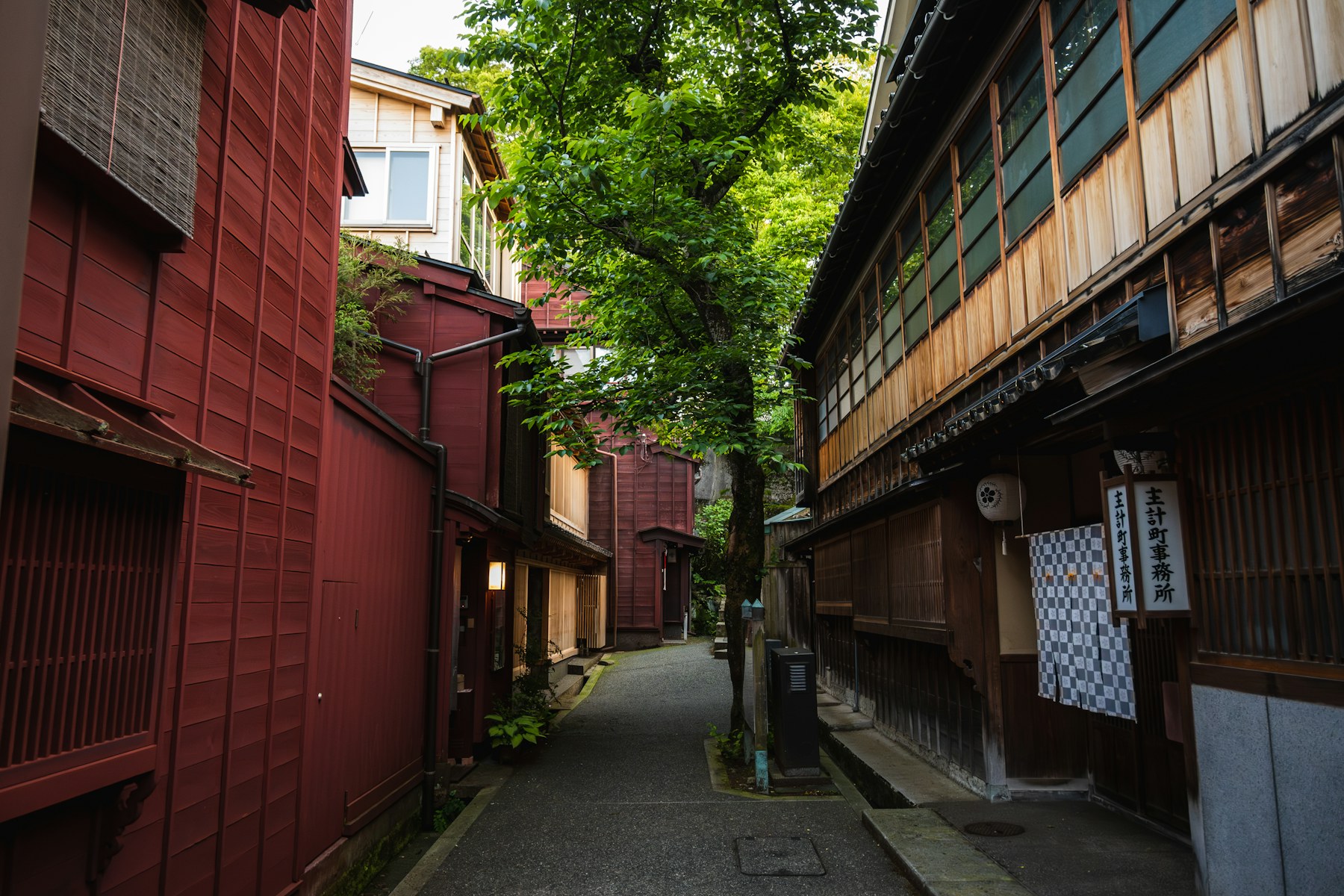 Historic streets of Kanazawa, Japan