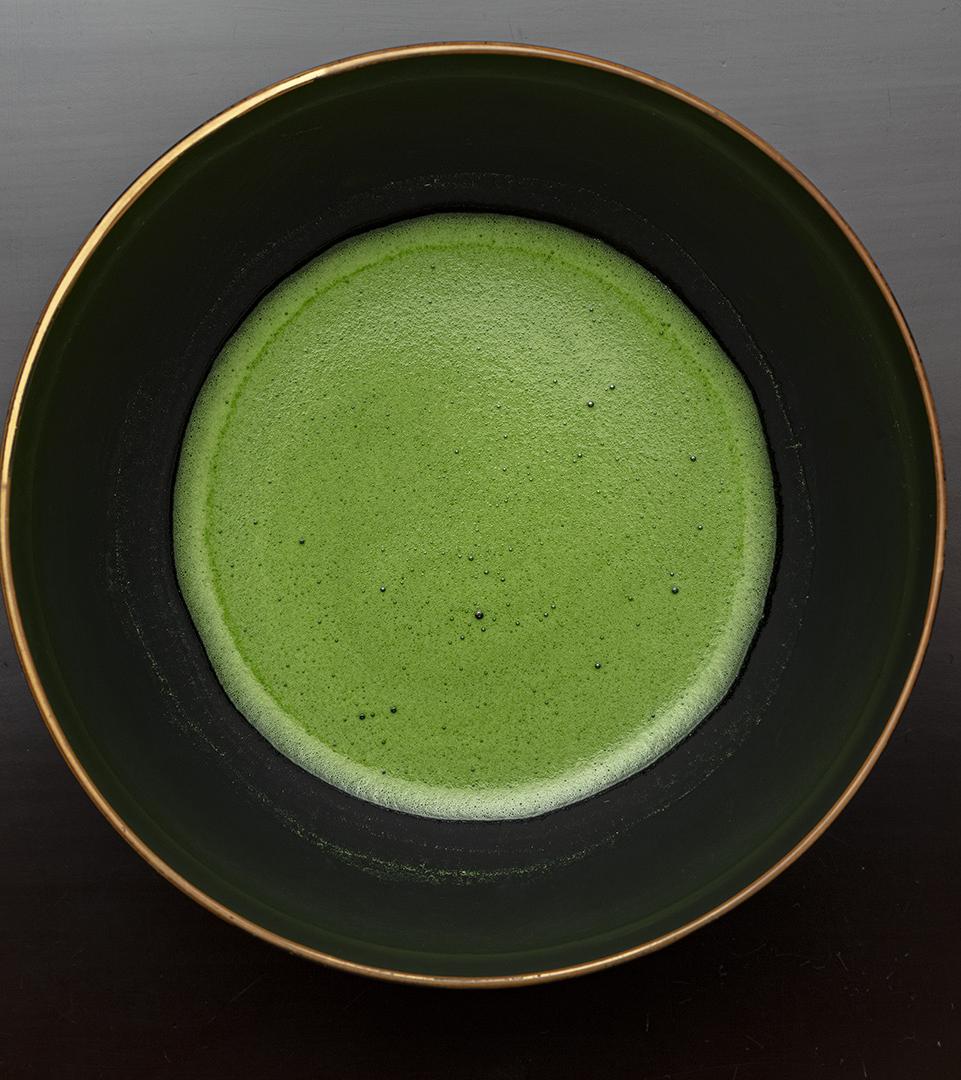 Matcha prepared for a Japanese tea gathering